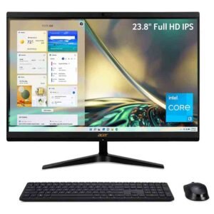 ACER ASPIRE C24-1700-UA91, Desktop, Tela IPS Full HD de 23,8" Intel Core i3, Windows 11